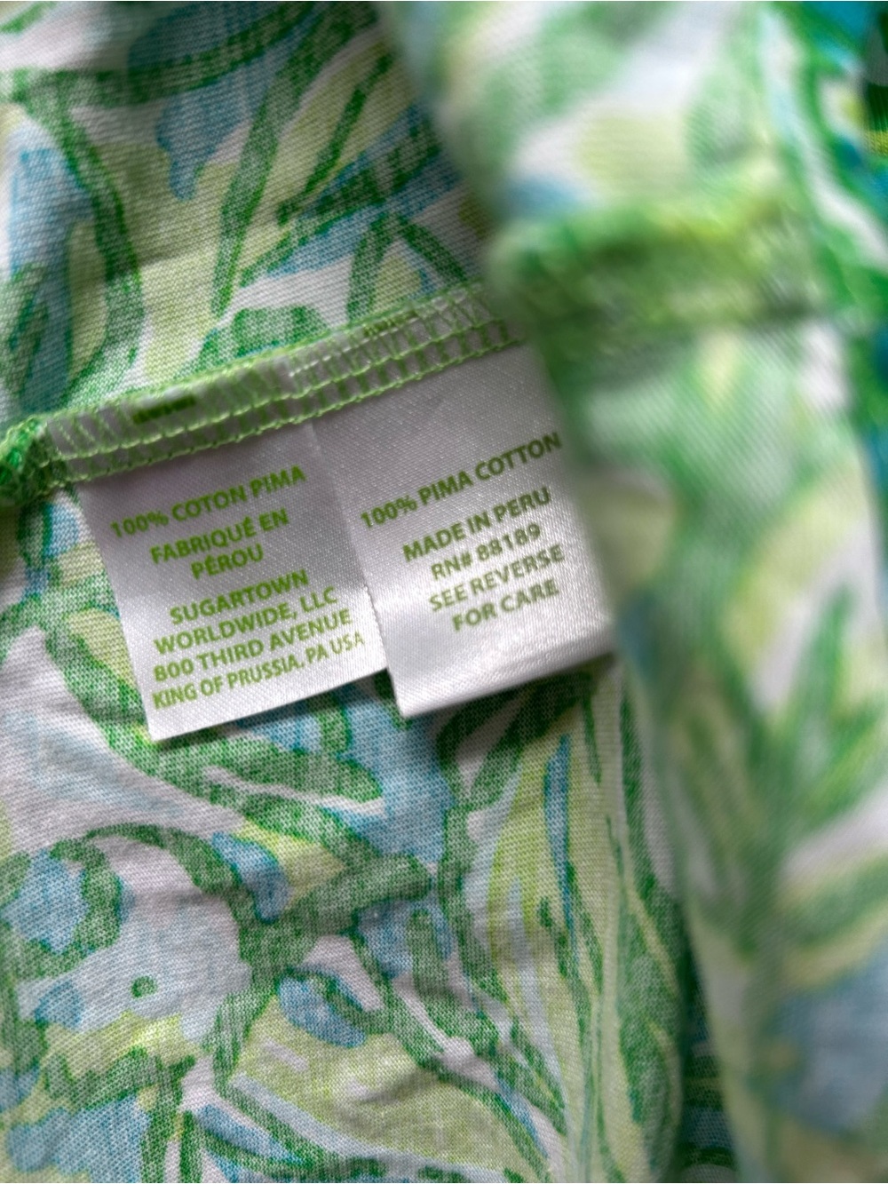 🌴🍃🌱Lilly Pulitzer Windsor Strapless Dress Size L Green Tropical Palm Leaf Print - Picture 6 of 7